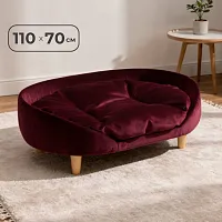 Лежанка Лилу 70*110 см, Бордовый